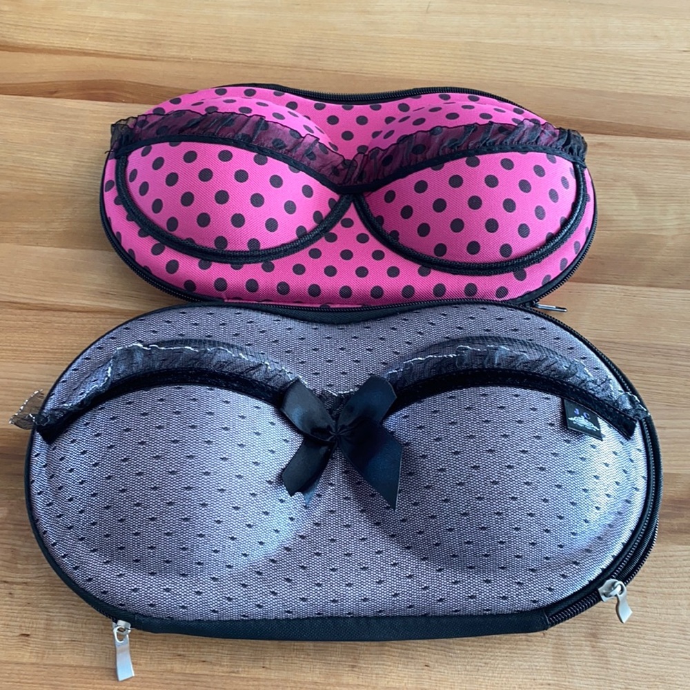 NWOT Set of bra travel bags